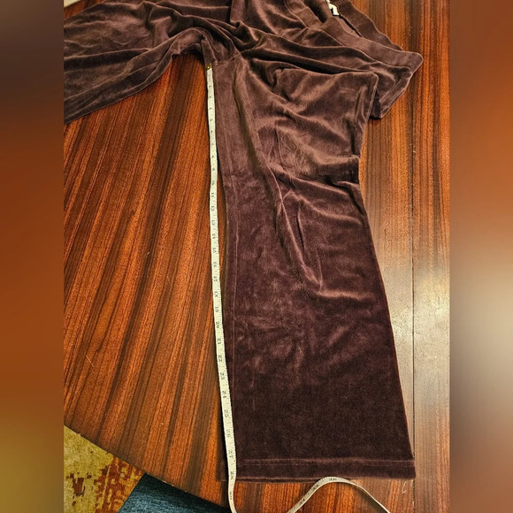 Charter Club Woman Plus Brown Velvet Wide Leg Athleisure Pull On Pants 0X EUC - Picture 8 of 10